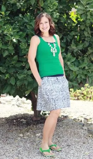 12 Simple Skirts sewing pattern for Women