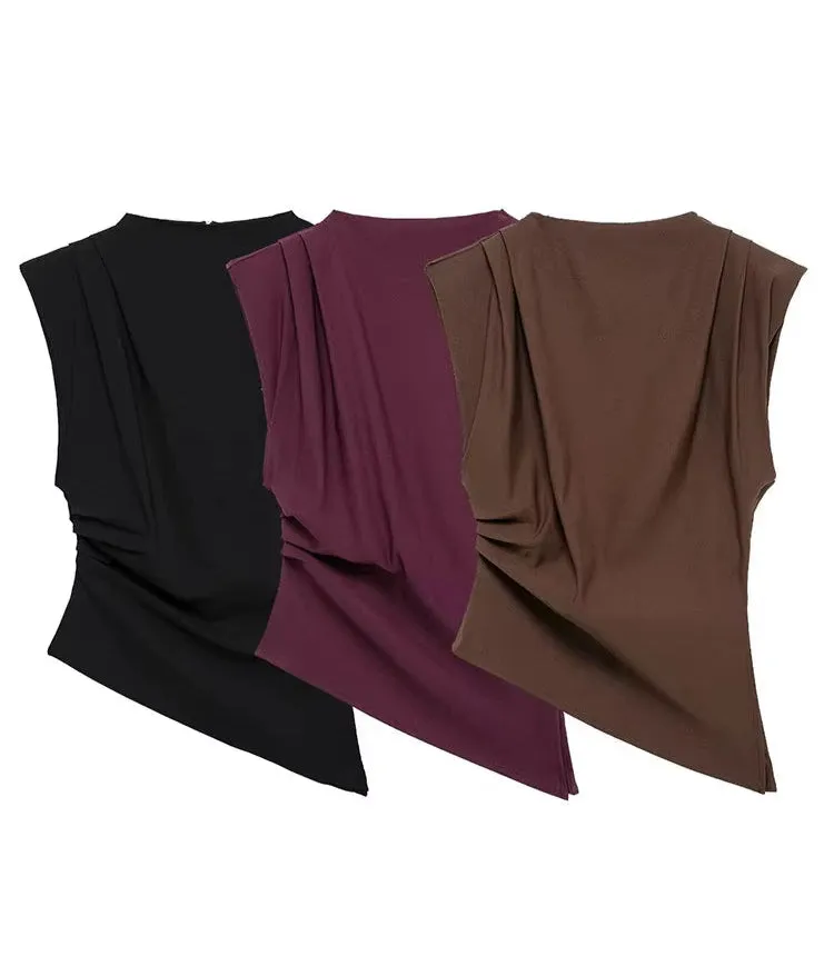 Asymmetrical Sleeveless Top