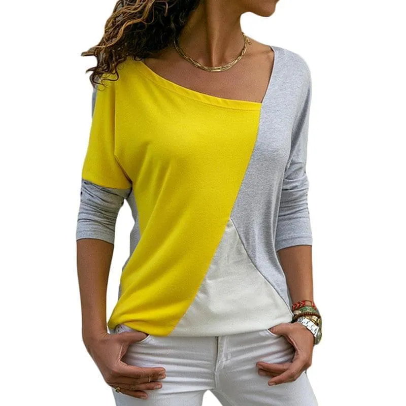 Autumn Casual Long Sleeve Women T-Shirts - GlamzLife