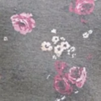 BEBOP Womens Floral Short Sleeve Jewel Neck Short Fit   Flare Dress