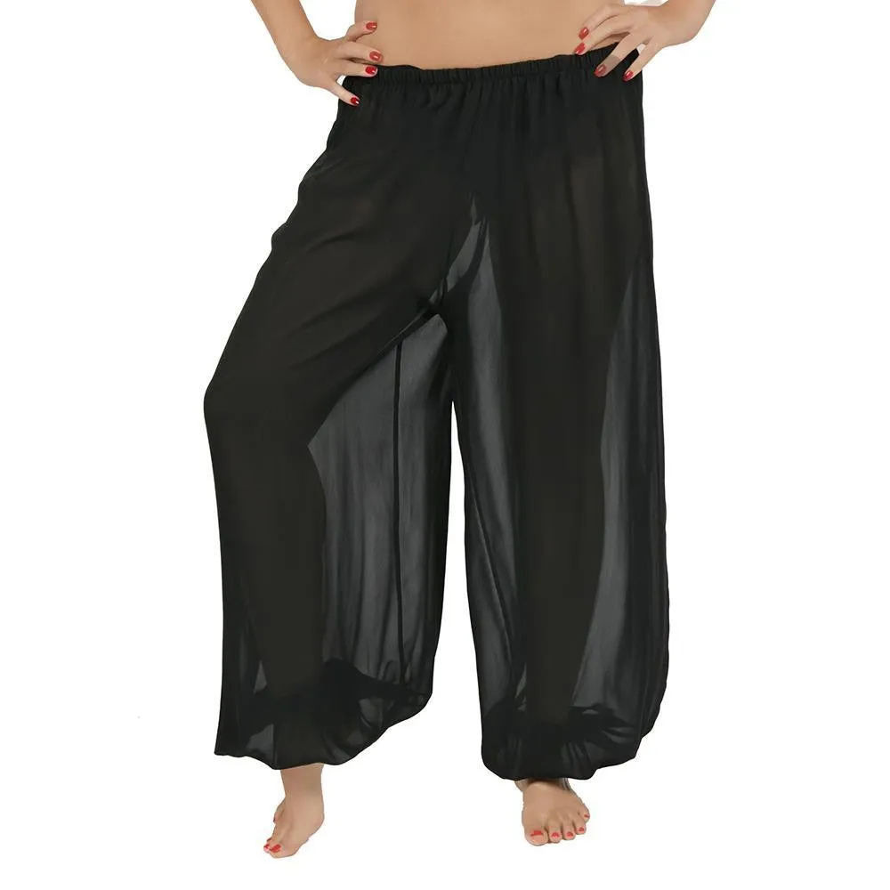 Belly Dance Chiffon Harem Pants | SHEER SHADOW