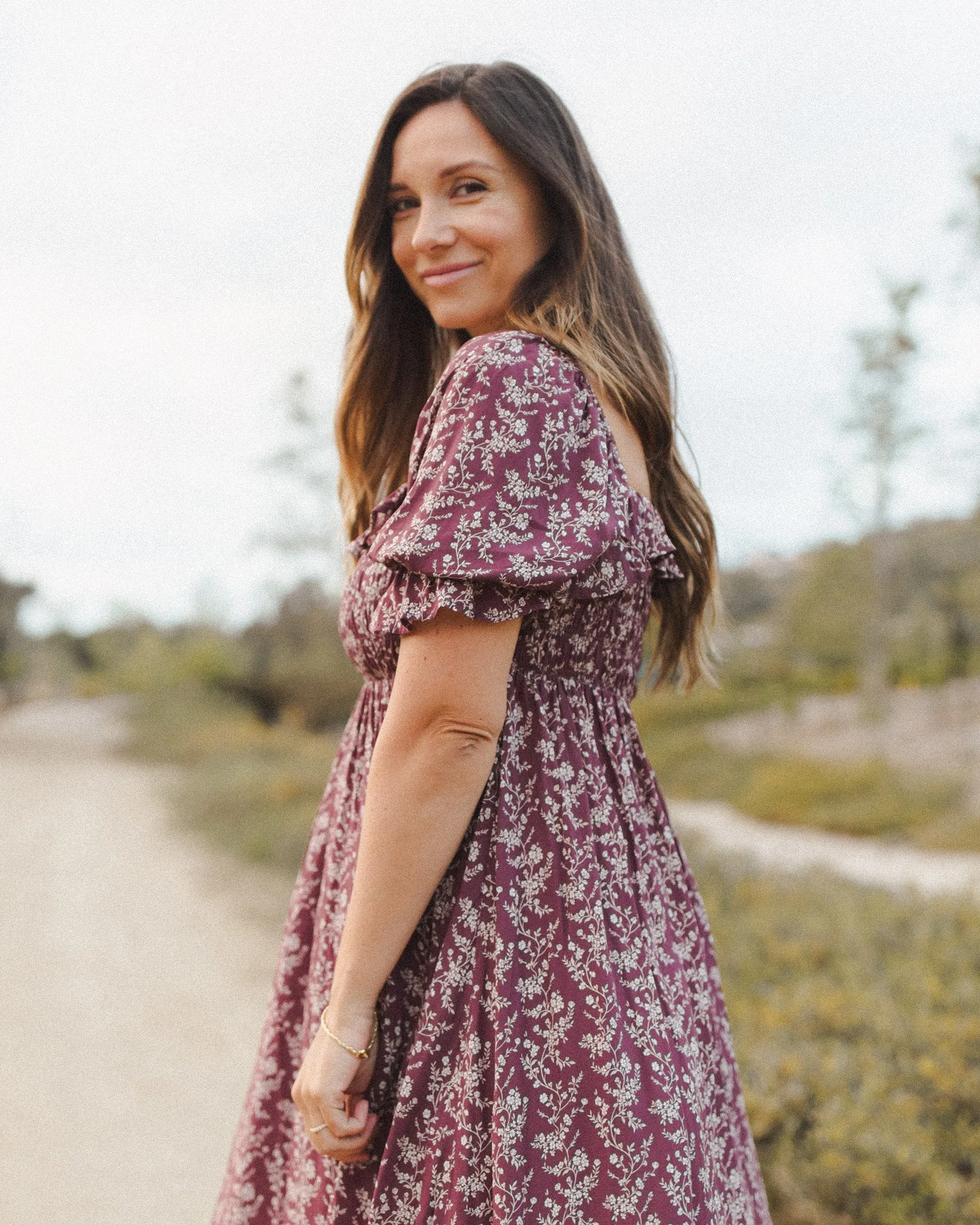Birdie Dress | Winter Vines