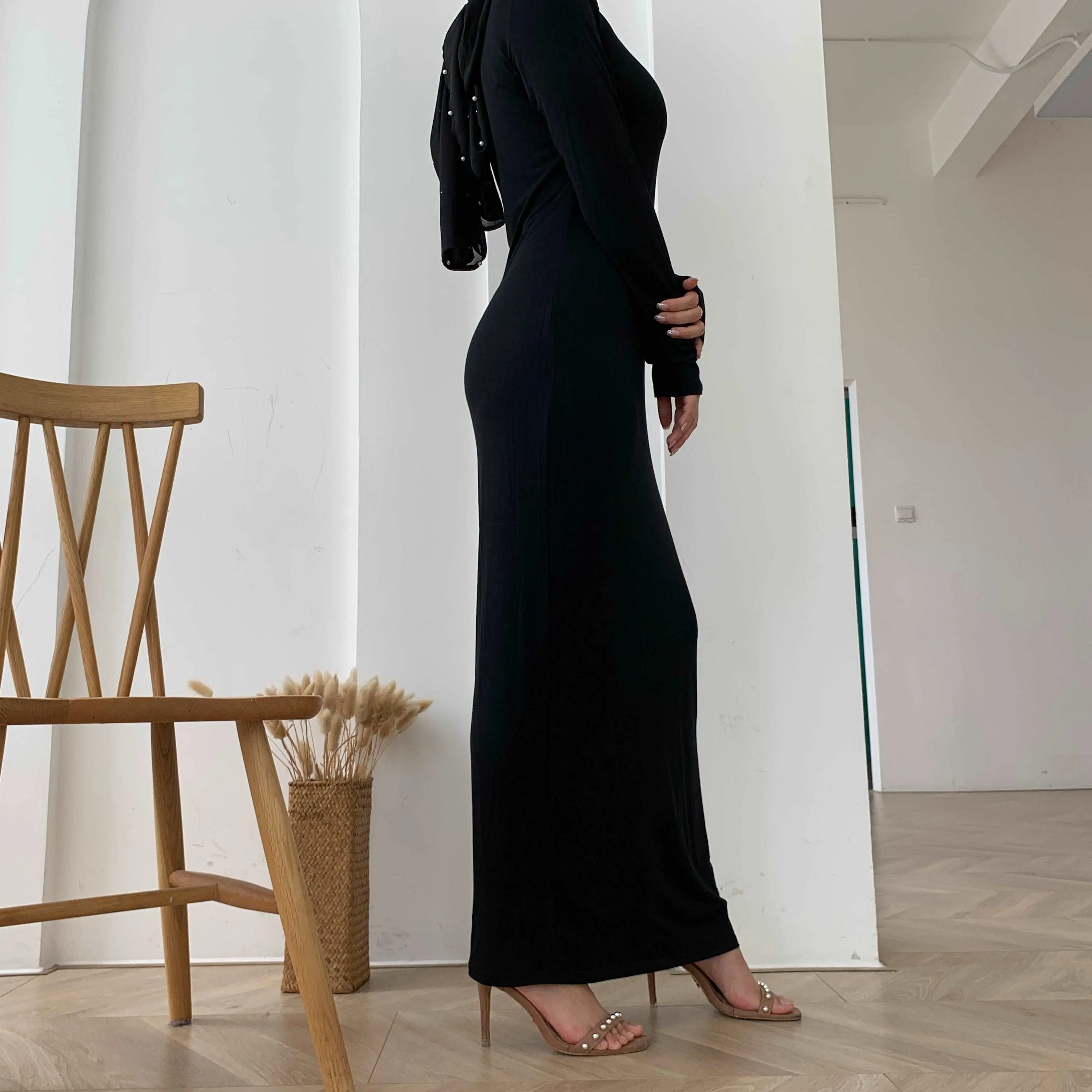 Black Slip Dress