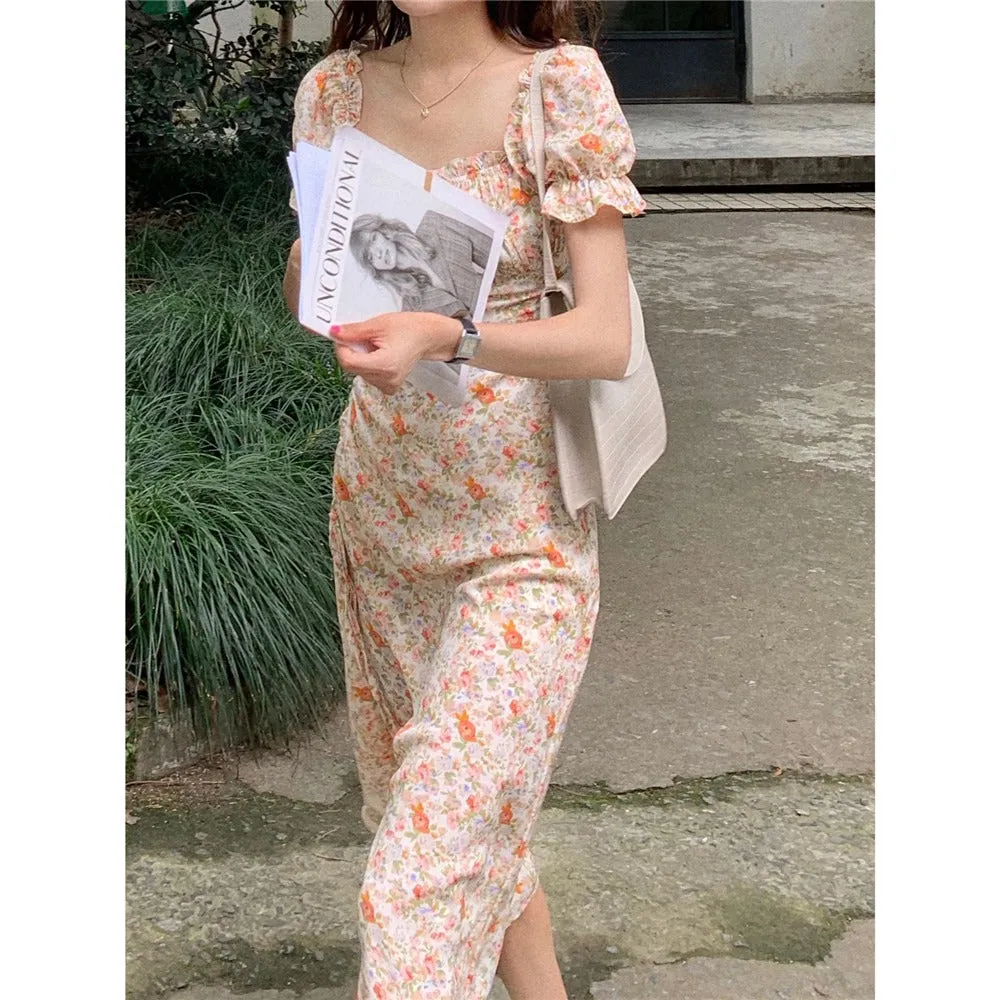 Blossoming Dainty Puff Dress