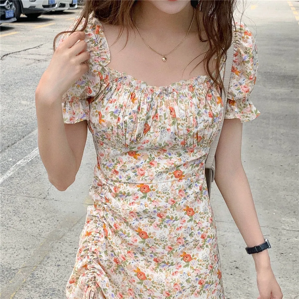 Blossoming Dainty Puff Dress