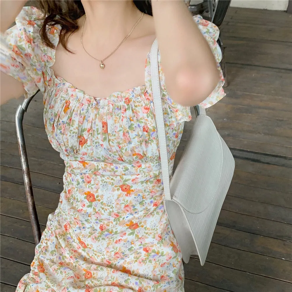 Blossoming Dainty Puff Dress