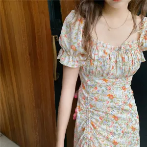 Blossoming Dainty Puff Dress