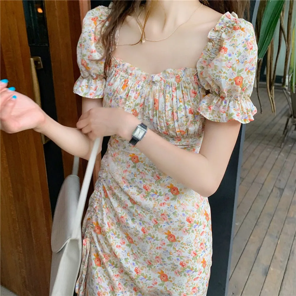 Blossoming Dainty Puff Dress