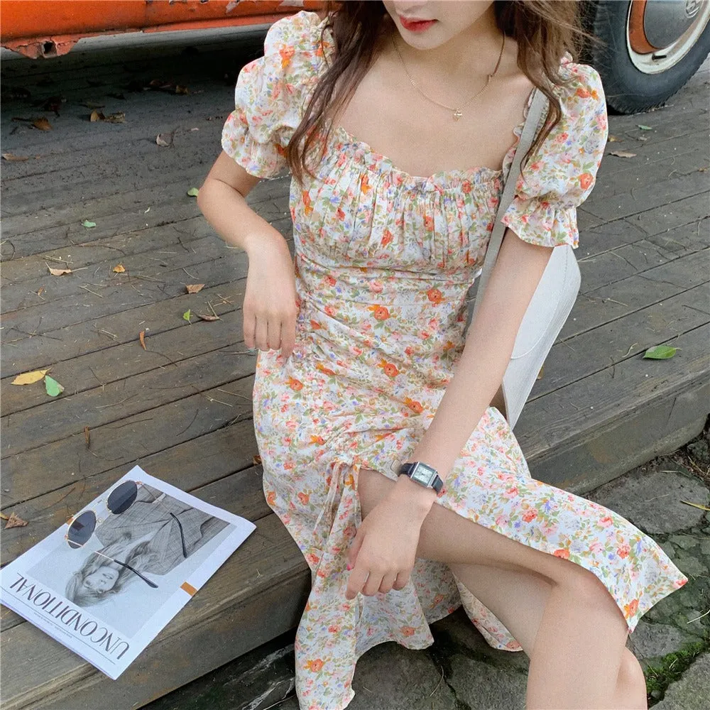 Blossoming Dainty Puff Dress