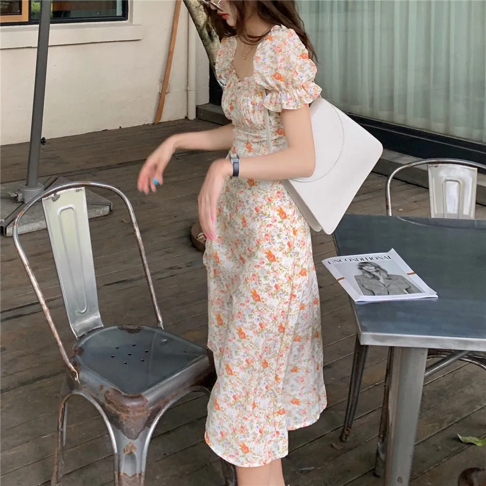 Blossoming Dainty Puff Dress