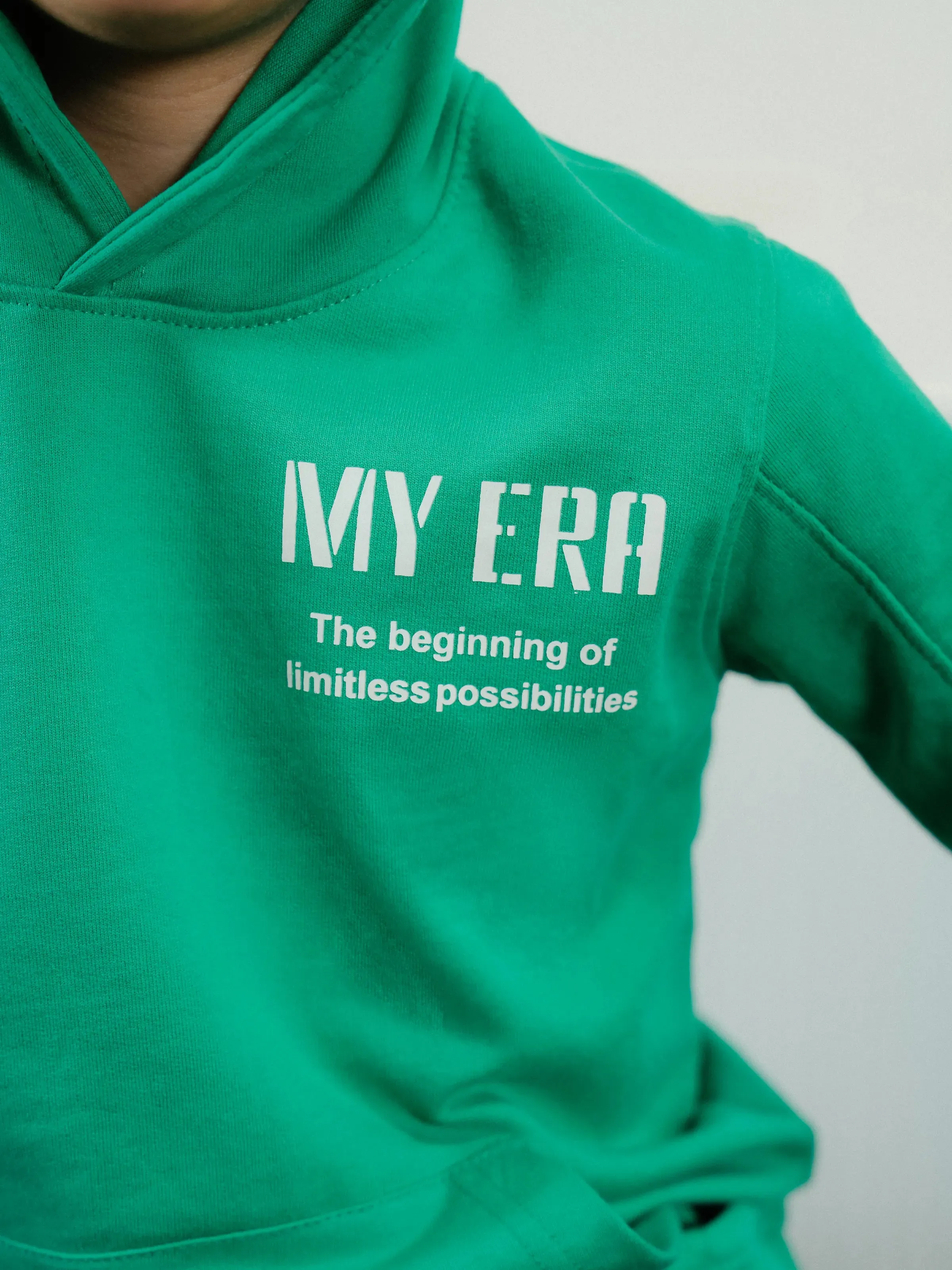Boy's Green Hoodie - EBTH24-017