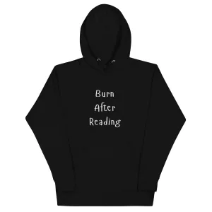 BURN AFTER READING Soft Cozy Hoodie