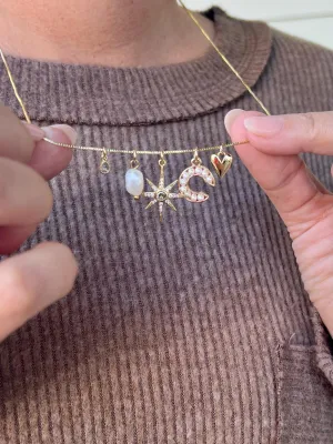 Charming Necklace - Choice of Silver or Gold by My Girl in LA (Ships in 3 Weeks)