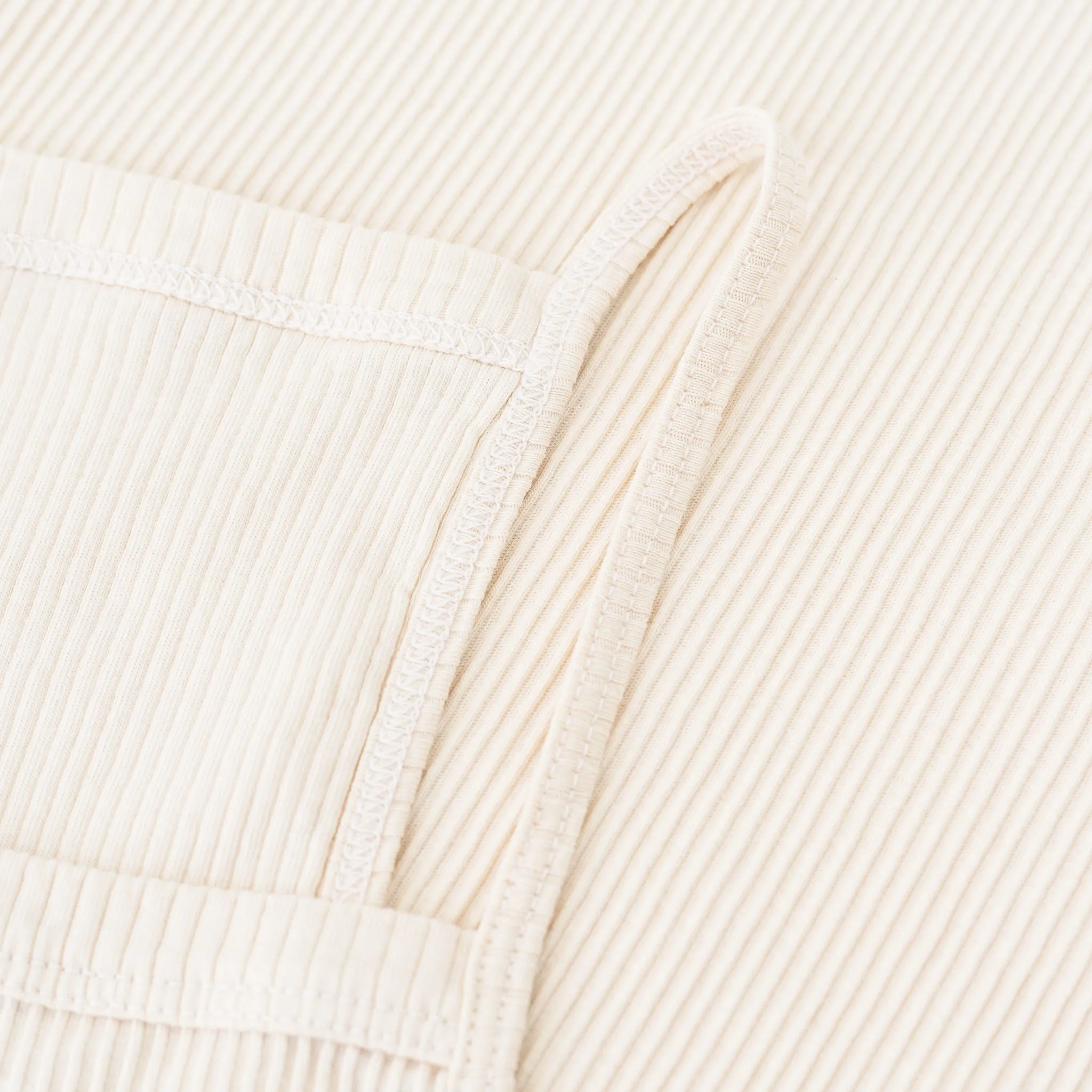 Cotton Rib Asym Tank Dress
