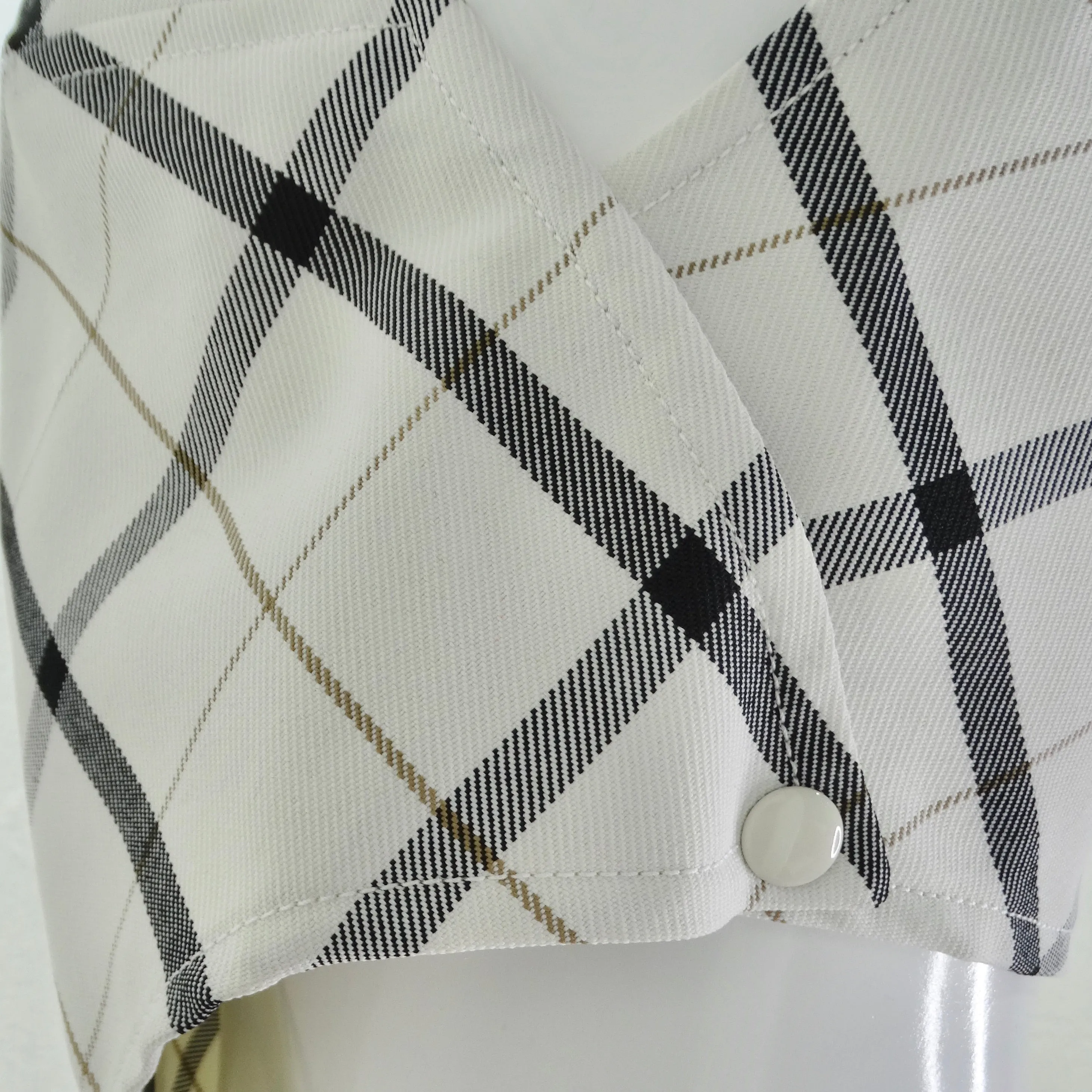 Courrèges Embroidered Logo Checked Tank Top