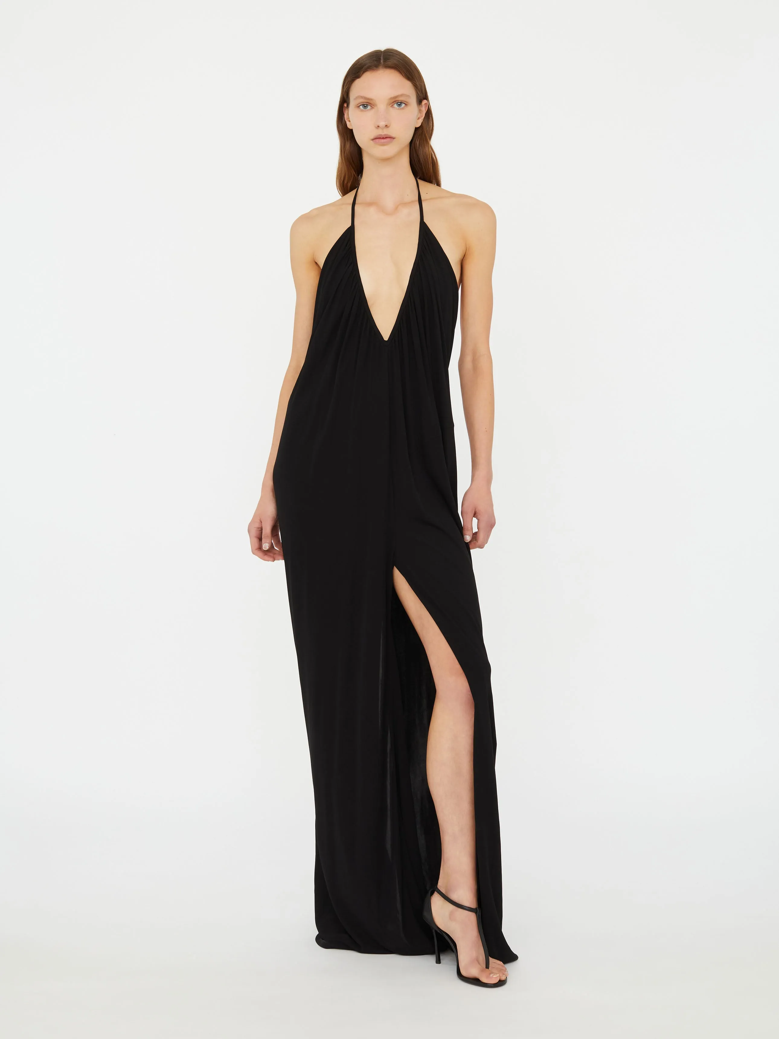 Cowled Halter Jumpsuit