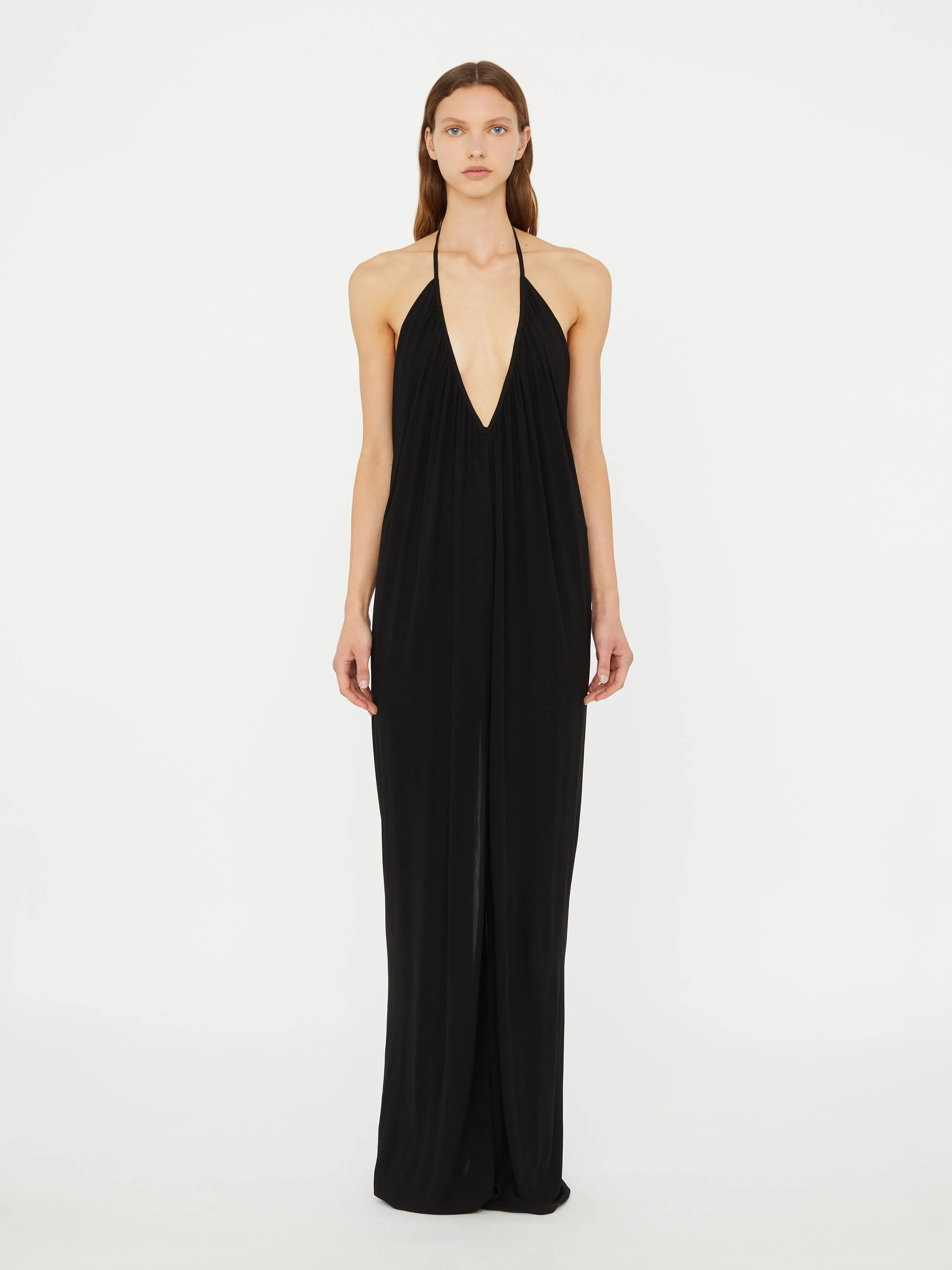 Cowled Halter Jumpsuit