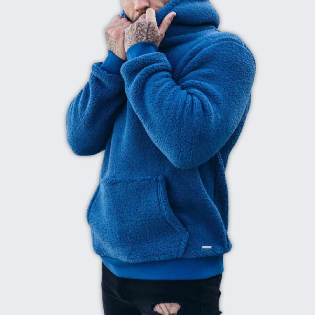 Cozy Renzo Plush Hoodie - Soft, Stylish & Versatile Wear