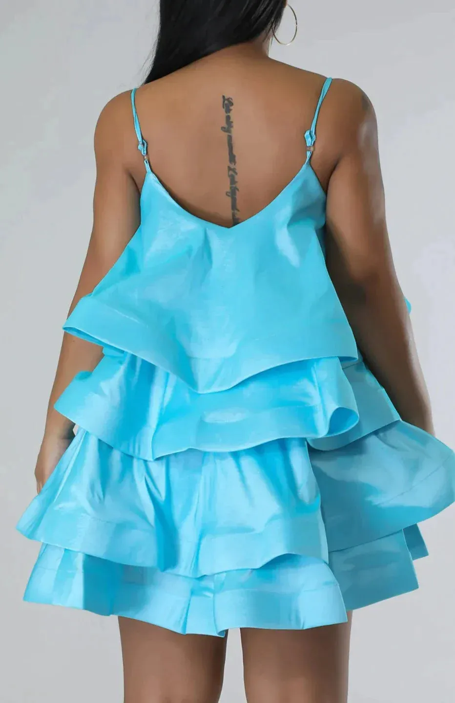 Dainty Ruffled Mini Dress