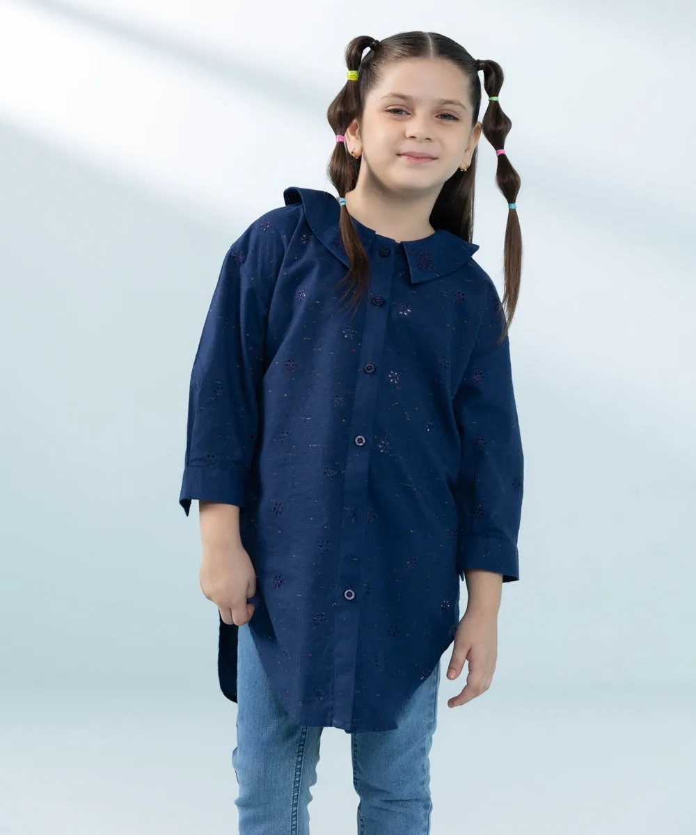 Embroidered Multi Neps Top