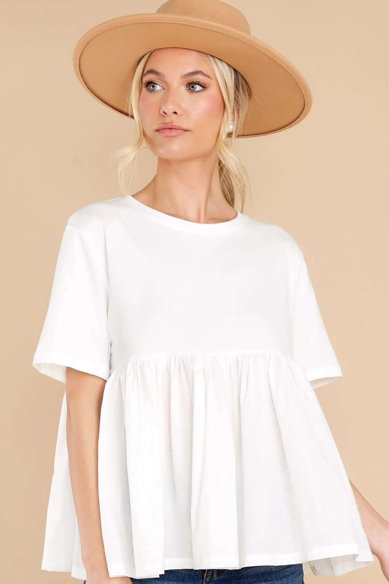 Enjoying This Moment White Top