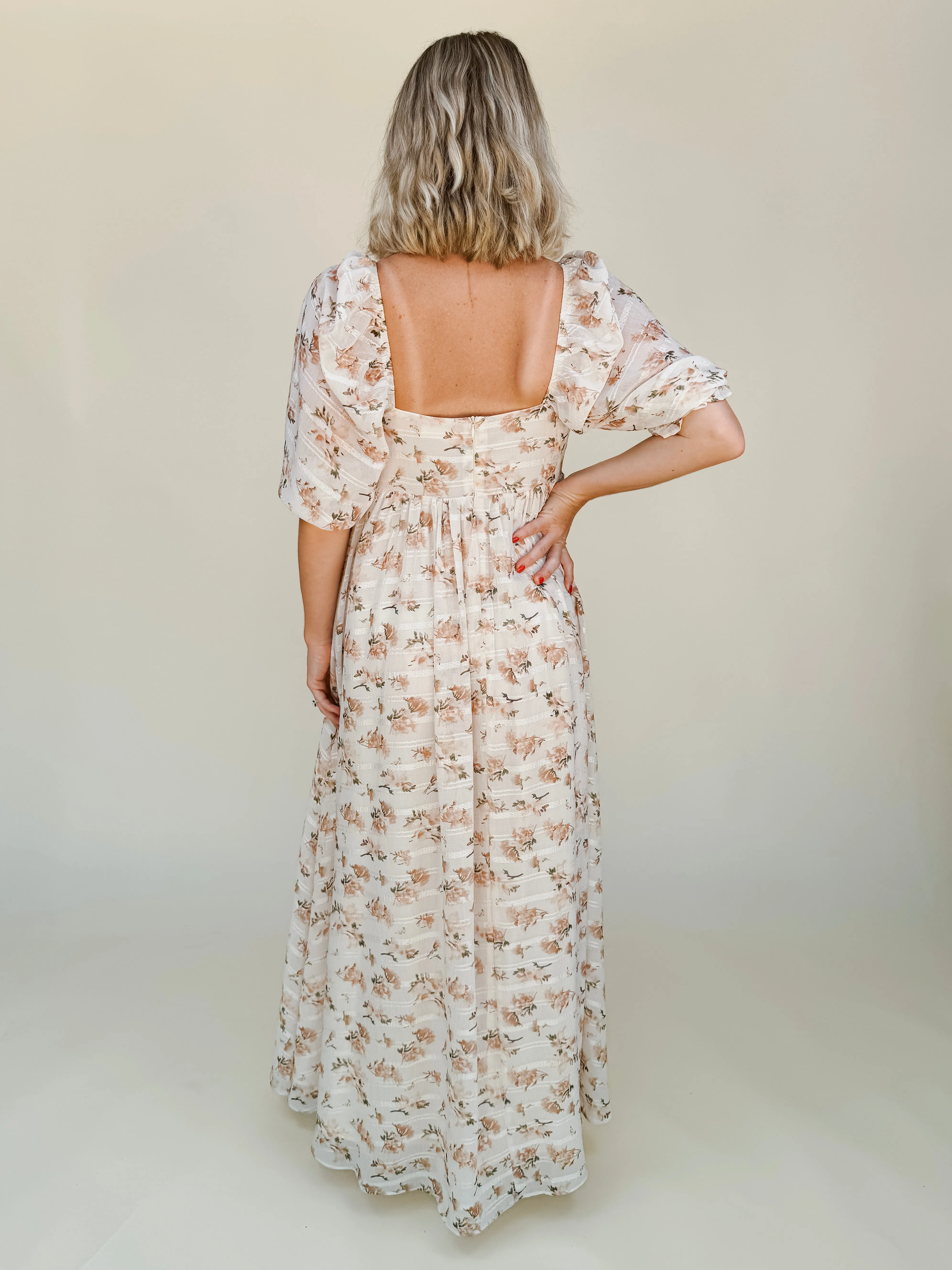 Fancy Floral Maxi Dress