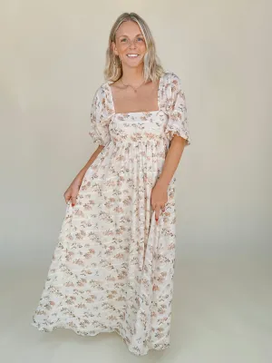 Fancy Floral Maxi Dress