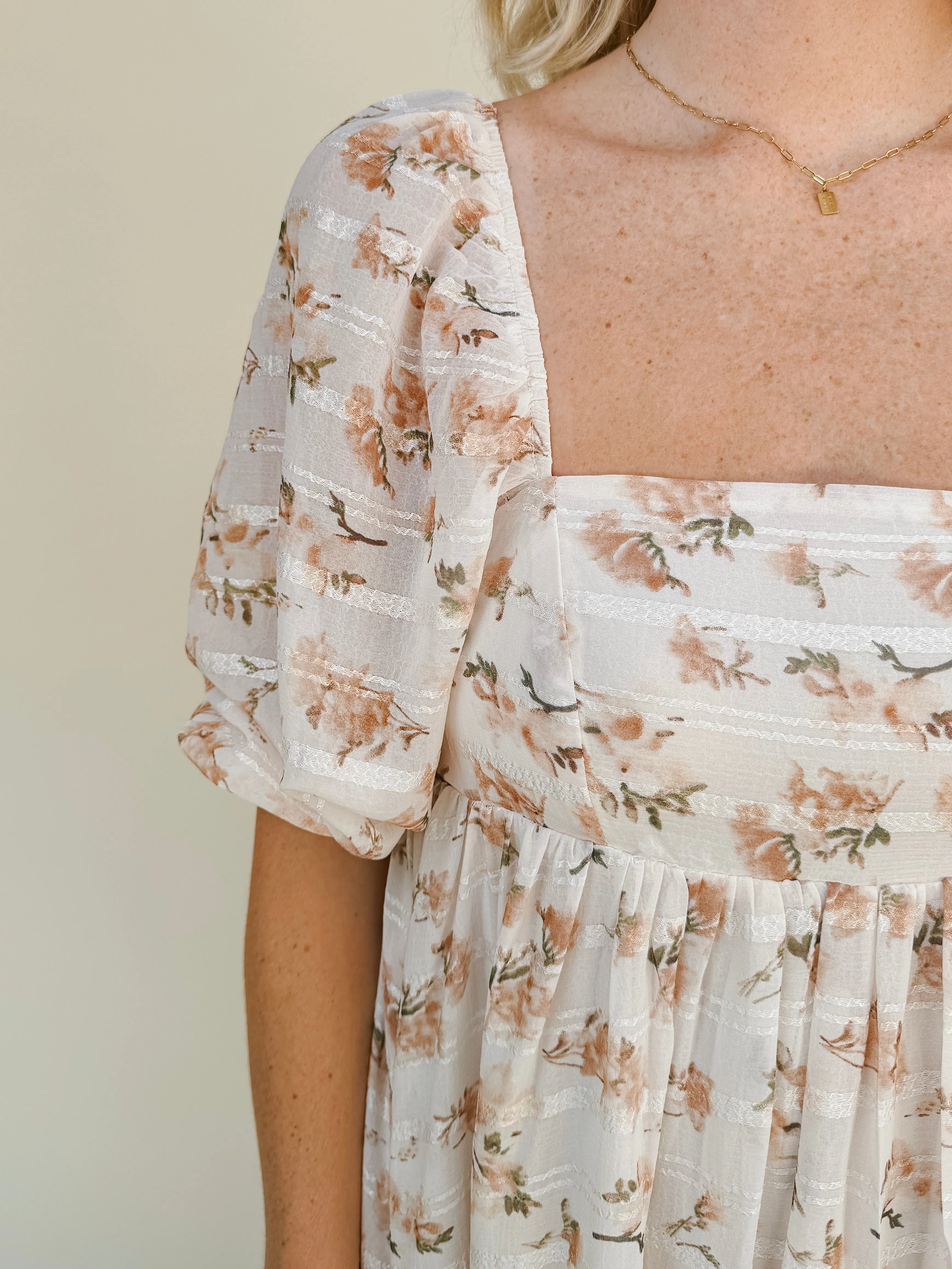 Fancy Floral Maxi Dress