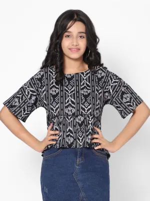 Frill Top-Black