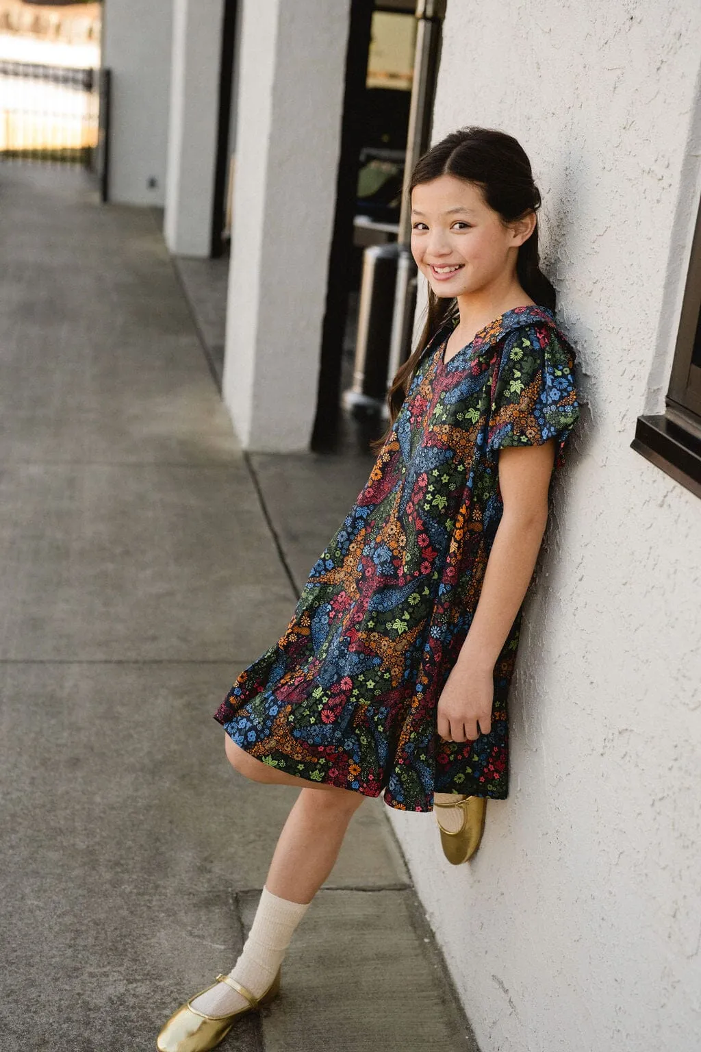 Girls Penelope Dress - Ditzy Floral