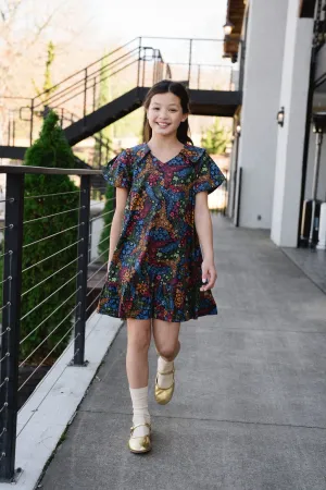 Girls Penelope Dress - Ditzy Floral