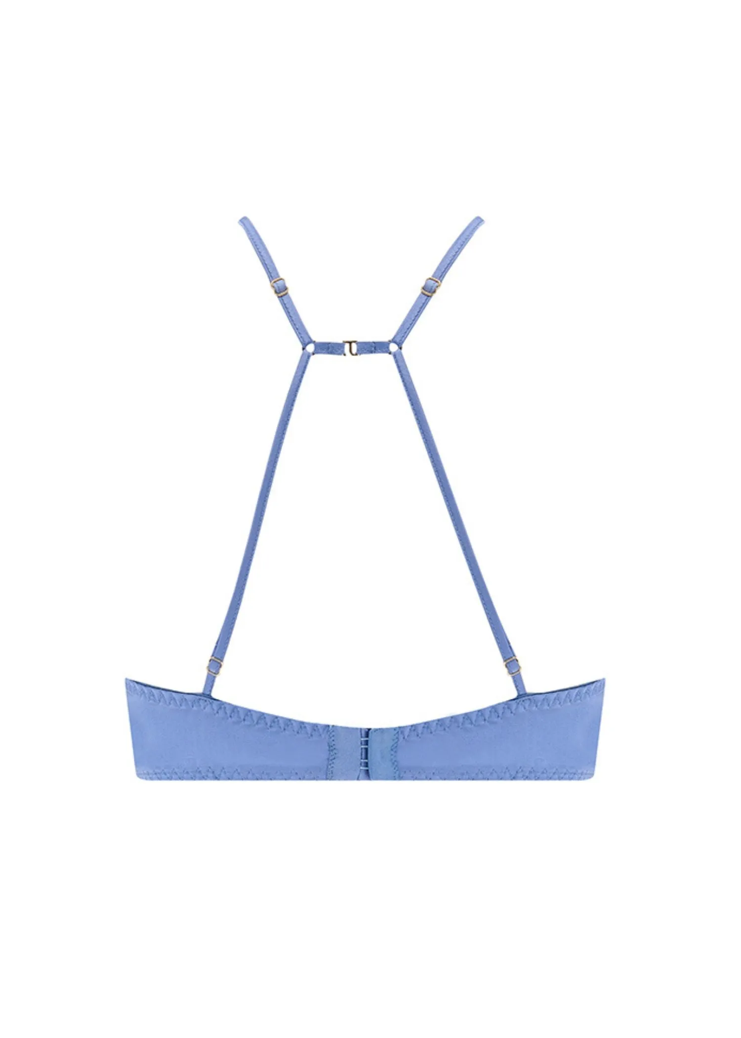 Hera Quarter Cup Bra (Steel Blue)
