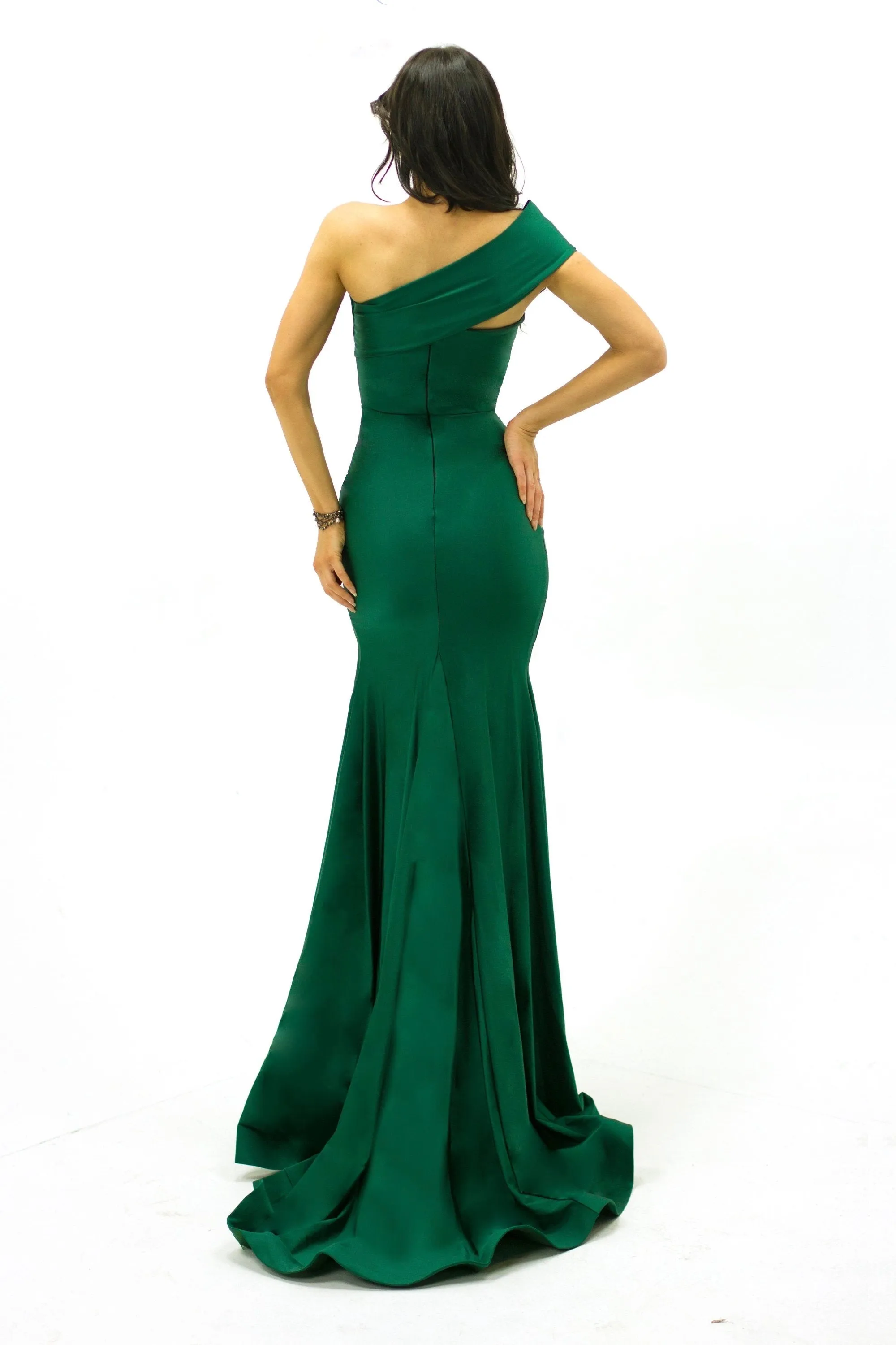 Jessica Angel - 548 - One-Shoulder Ruched Gown