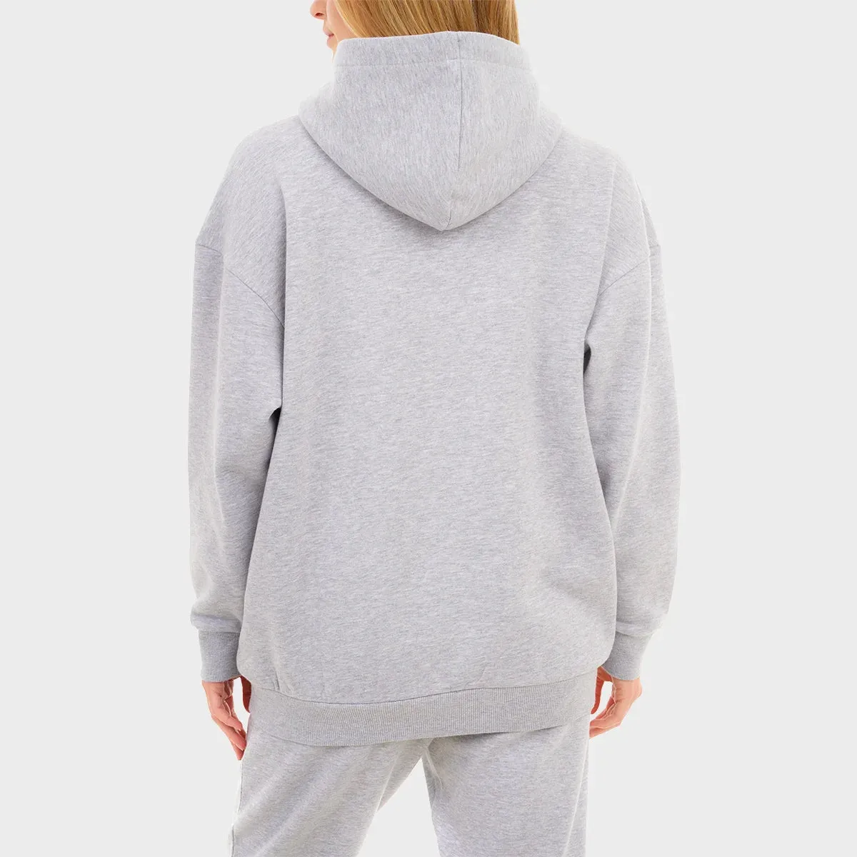 Ladies Grey Oversized Hoodie