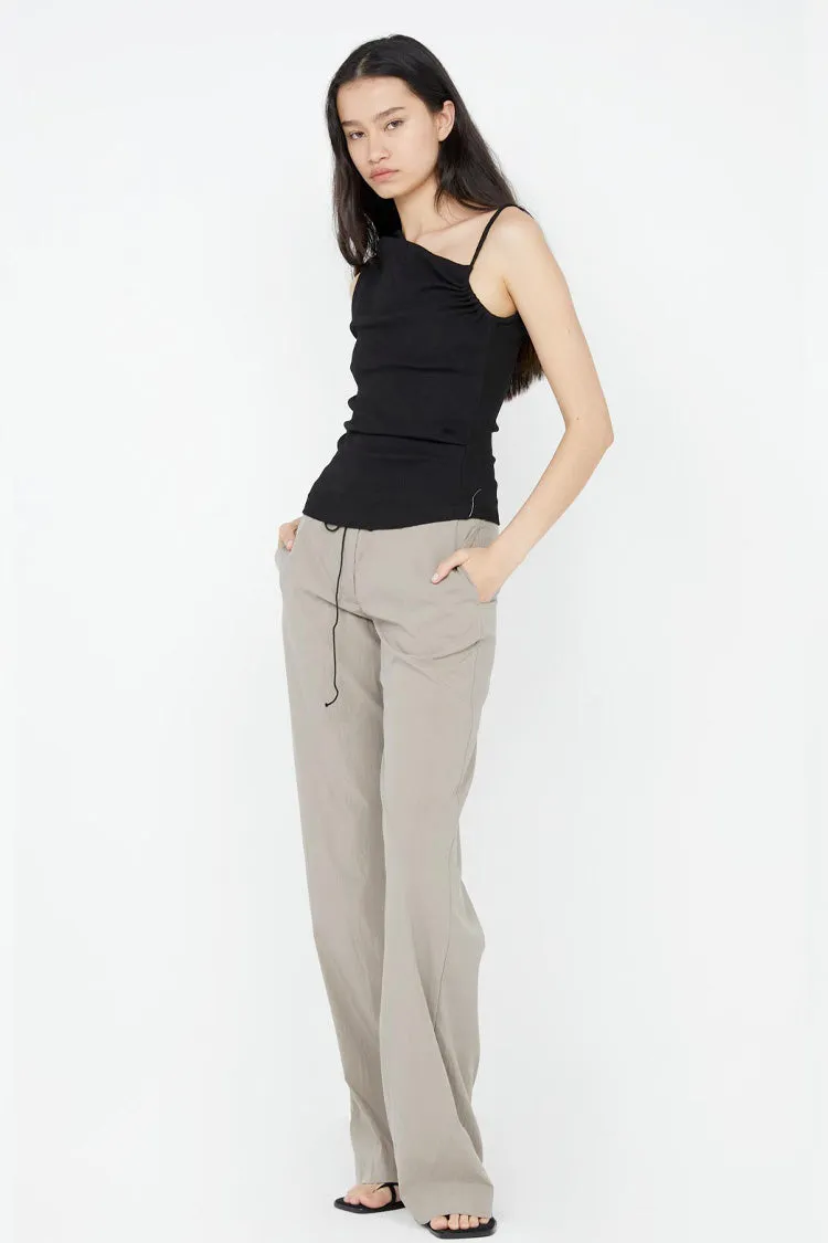 Leila Asym Tank in Black