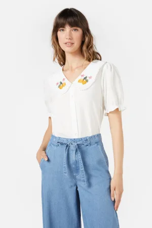 Lemonade Emb Blouse