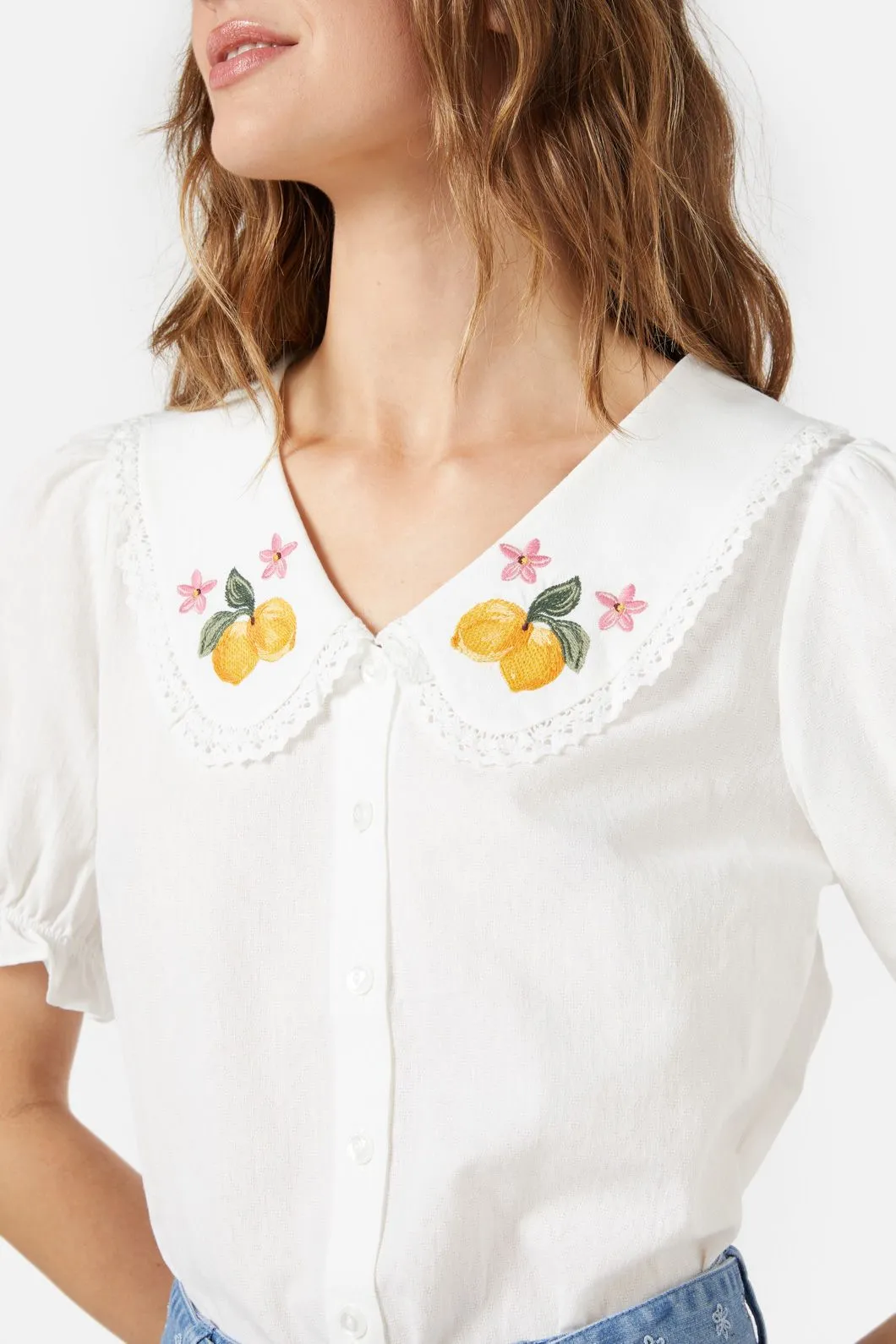Lemonade Emb Blouse