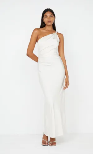 LUNETTA ASYM DRESS - CREAM