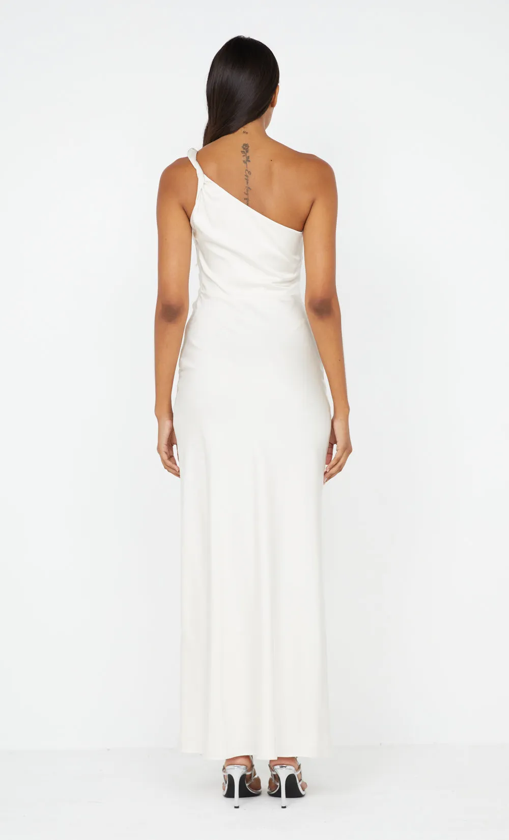 LUNETTA ASYM DRESS - CREAM