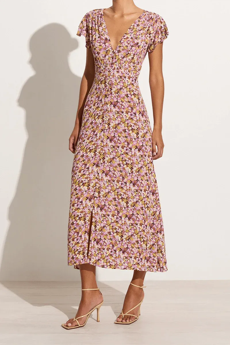 Magdelena Midi Dress - Cala Nika Floral