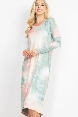 MAUVE SAGE DRESS