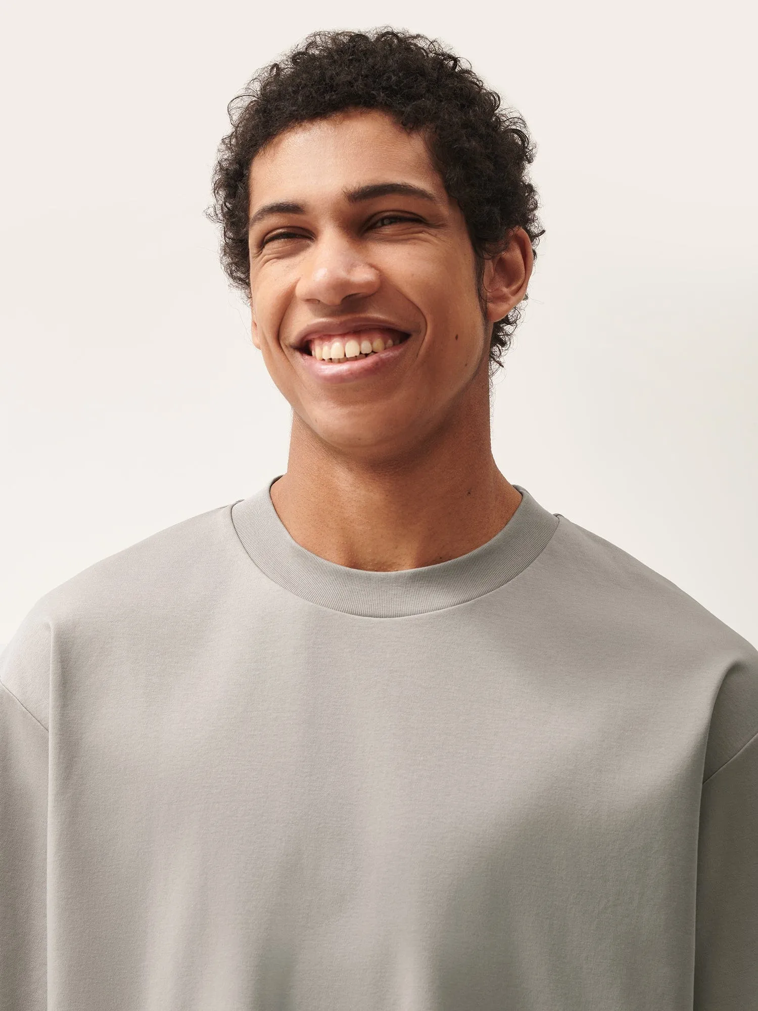 Mens DNA Oversized T-Shirt—stone
