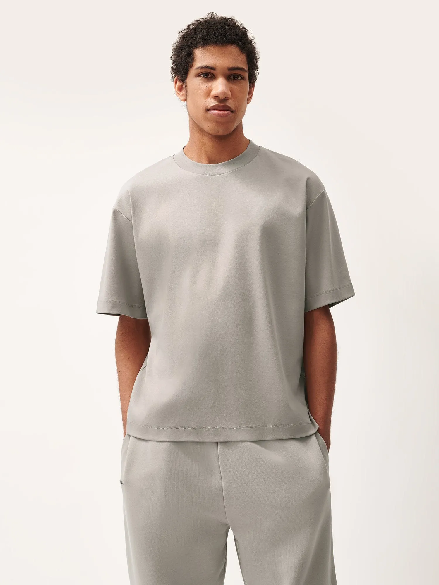 Mens DNA Oversized T-Shirt—stone