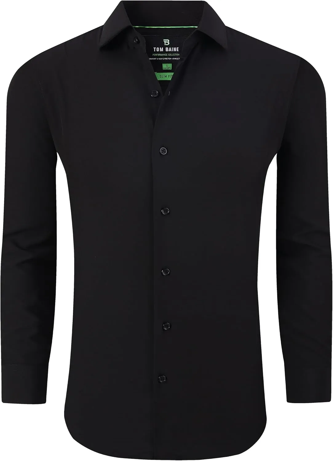 Men's Performance Stretch Long Sleeve Basic Button Down