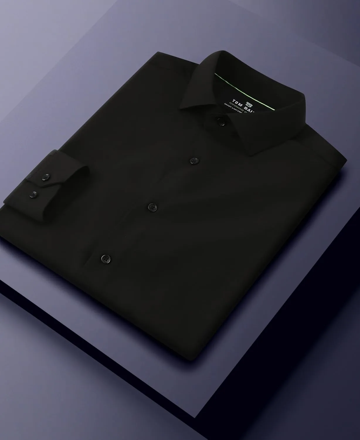 Men's Performance Stretch Long Sleeve Basic Button Down