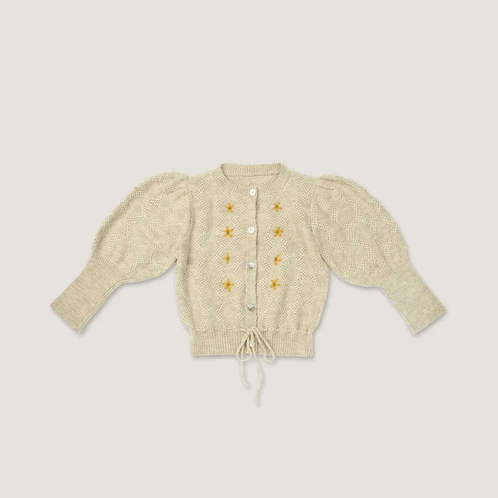 Moss Cardigan, Biscuit
