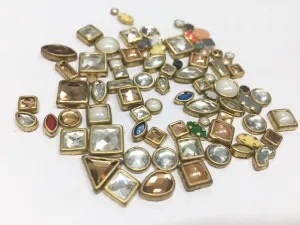 Multicolour Assorted Pasting Kundan Stones