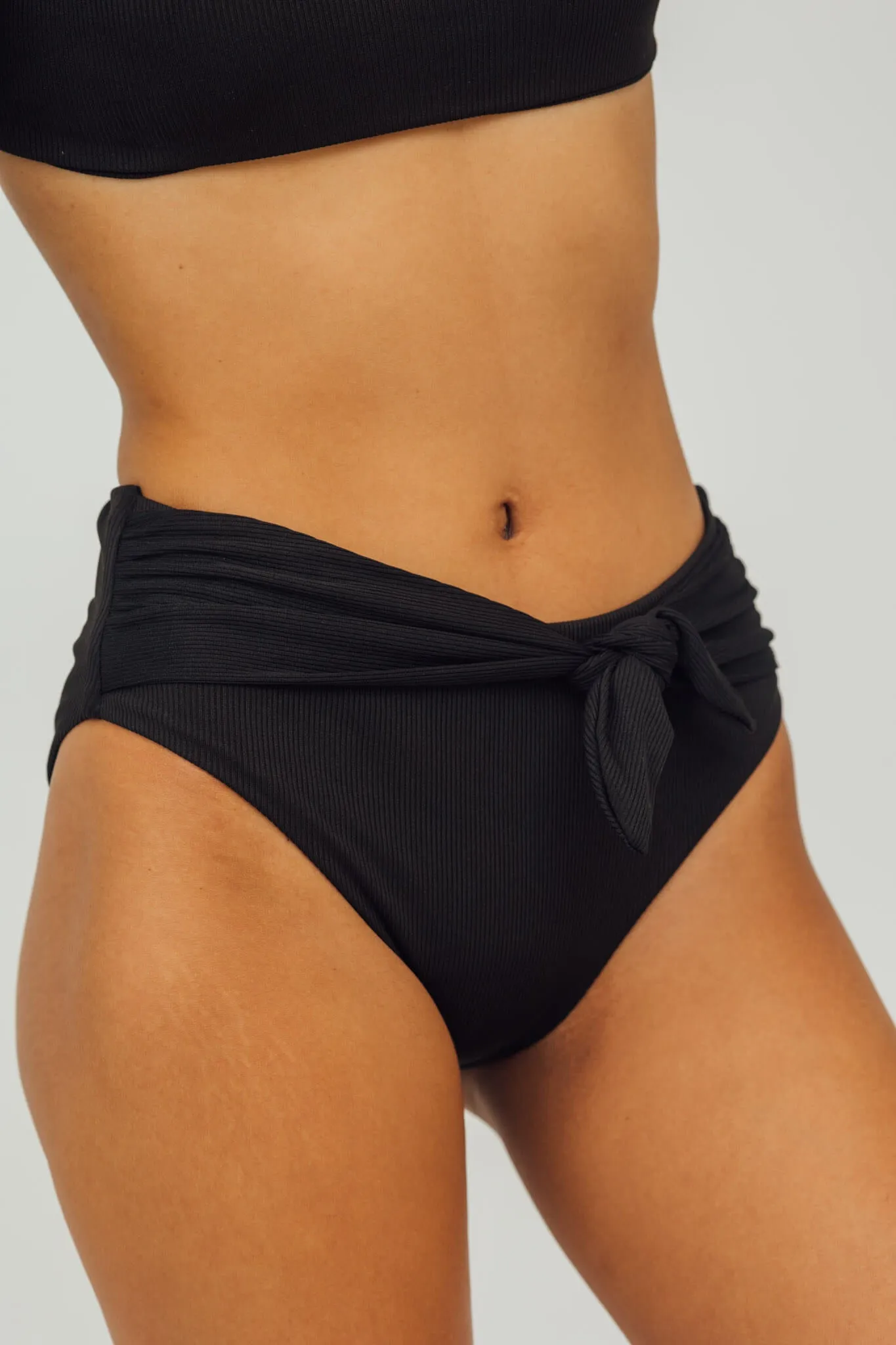 Nia Puff Sleeve Tie High Waist Bikini