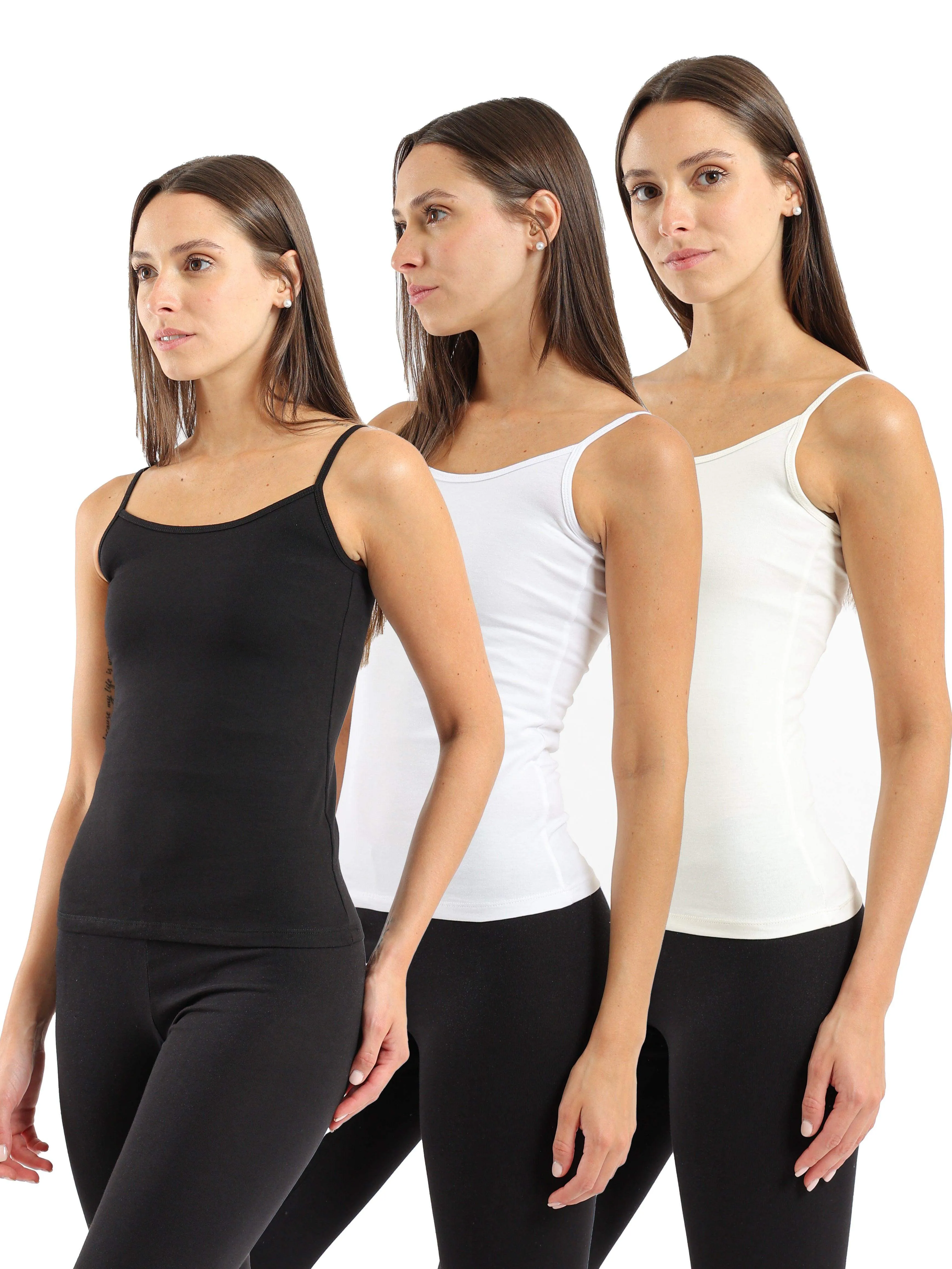 Pack of 3 Plain Cami Top