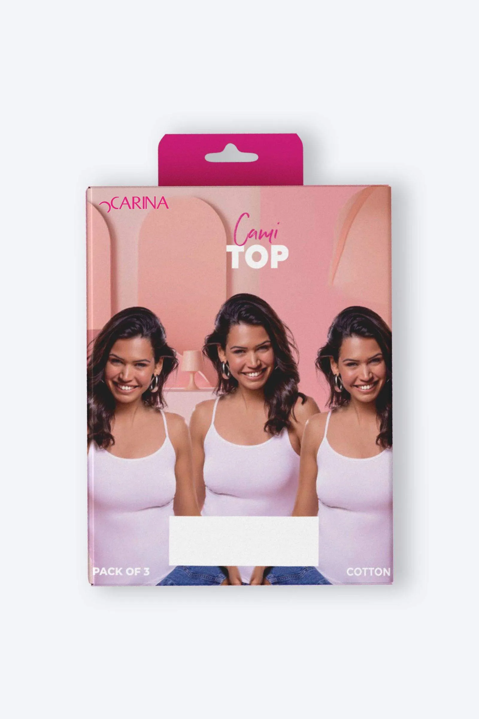 Pack of 3 Plain Cami Top